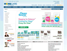 Tablet Screenshot of menscare.dk